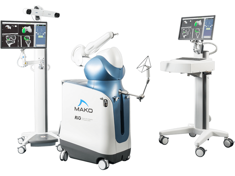 Mako™ SmartRobotics robotic-arm assisted surgery system used by Dr. Justin Chang
