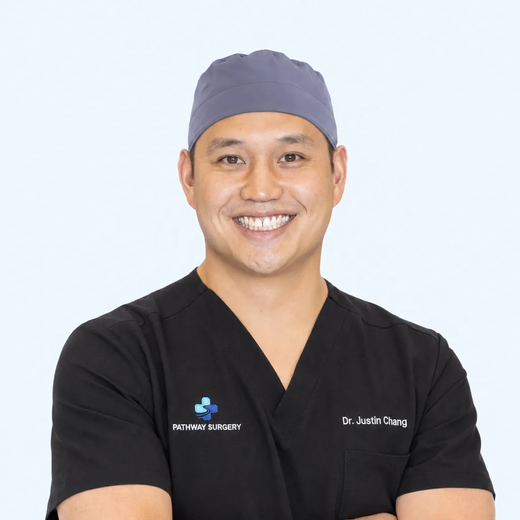 Dr. Justin Chang, Mako robotic partial knee replacement surgeon